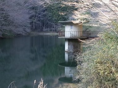 集落丸山　隠れた聖地　貯水池