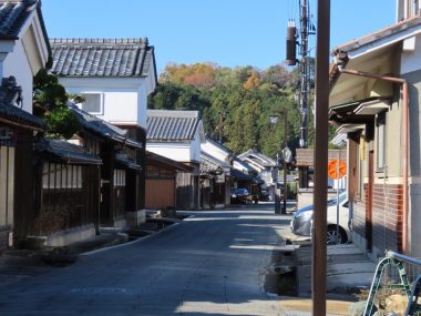 211128明日香村飛鳥の旧大鳥家前の参道