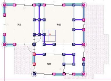 現況耐震診断平面図2F