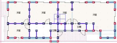 崖の上のS邸現況2F