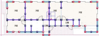 崖の上のS邸補強2F