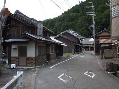 200813東吉野村小川の街道筋