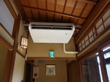 101112岸和田五風荘　文化財活用にはエアコンも必須