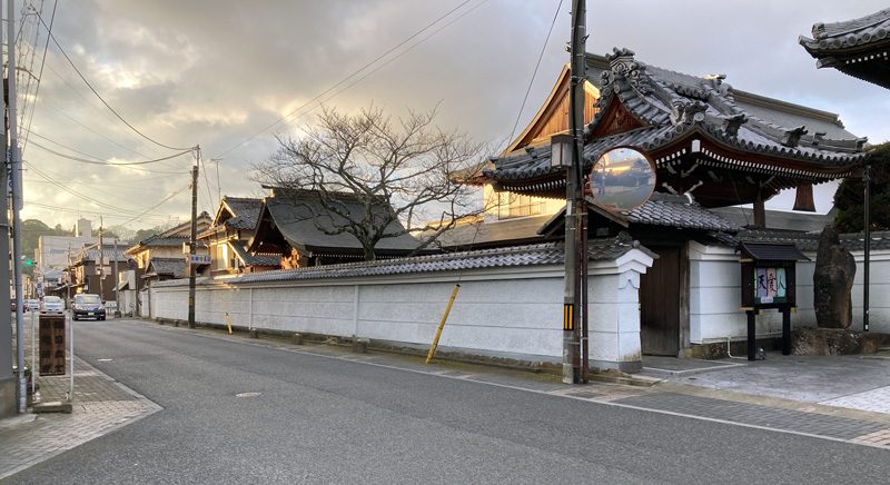 220128篠山市誓願寺の築地塀(土塀)修景計画