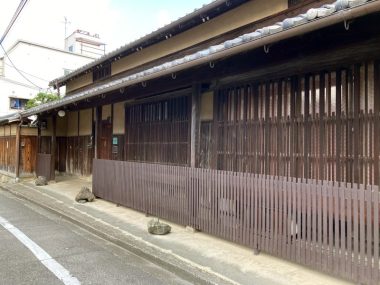 230813八尾市の登録文化財　木村家住宅