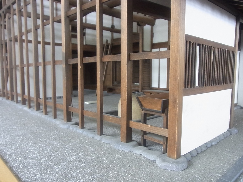 150718今井の町家（構造模型）