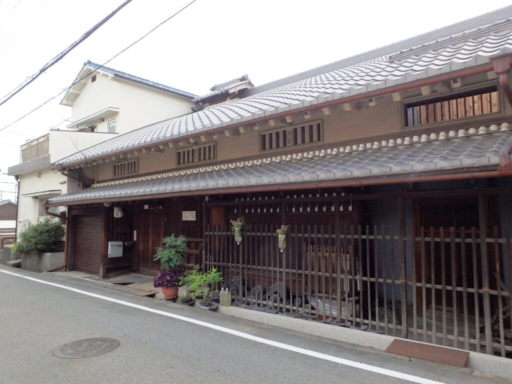 240624大和郡山市の登録文化財葉本家