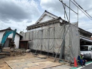 町家の解体